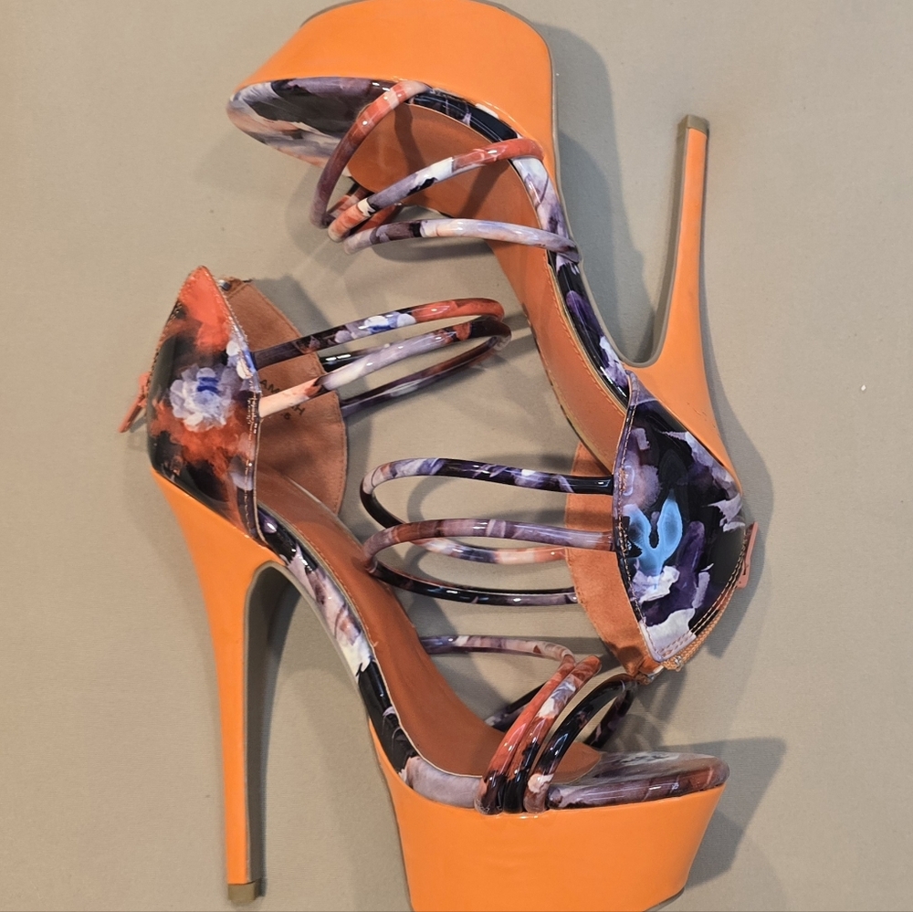 Multi Colored Orange Platform